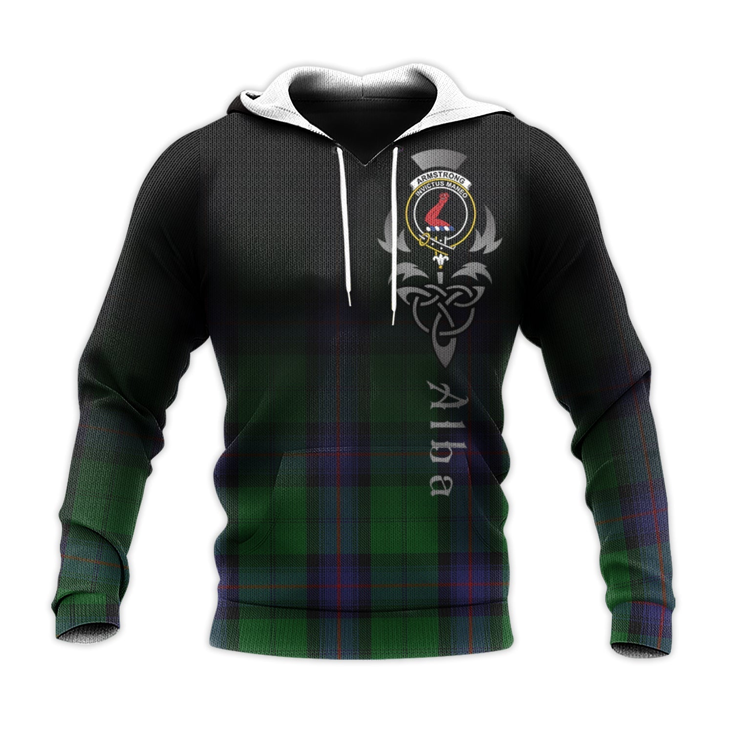 Printivon Armstrong Tartan Crest Alba Celtic Hoodie