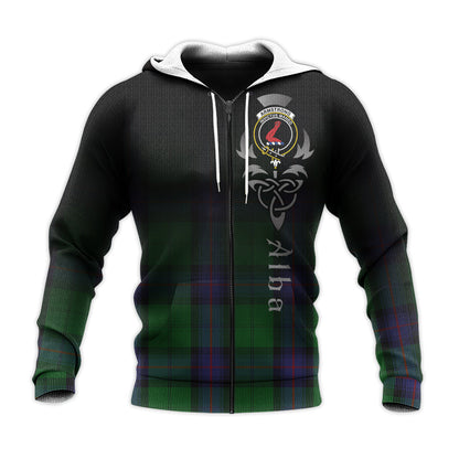 Printivon Armstrong Tartan Crest Alba Celtic Hoodie