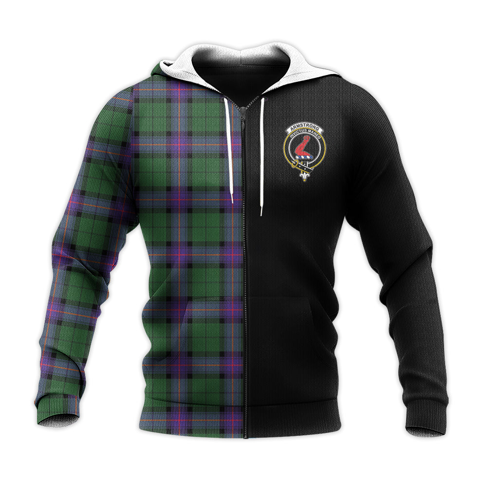 Printivon Armstrong Modern Tartan Personalize Half Hoodie