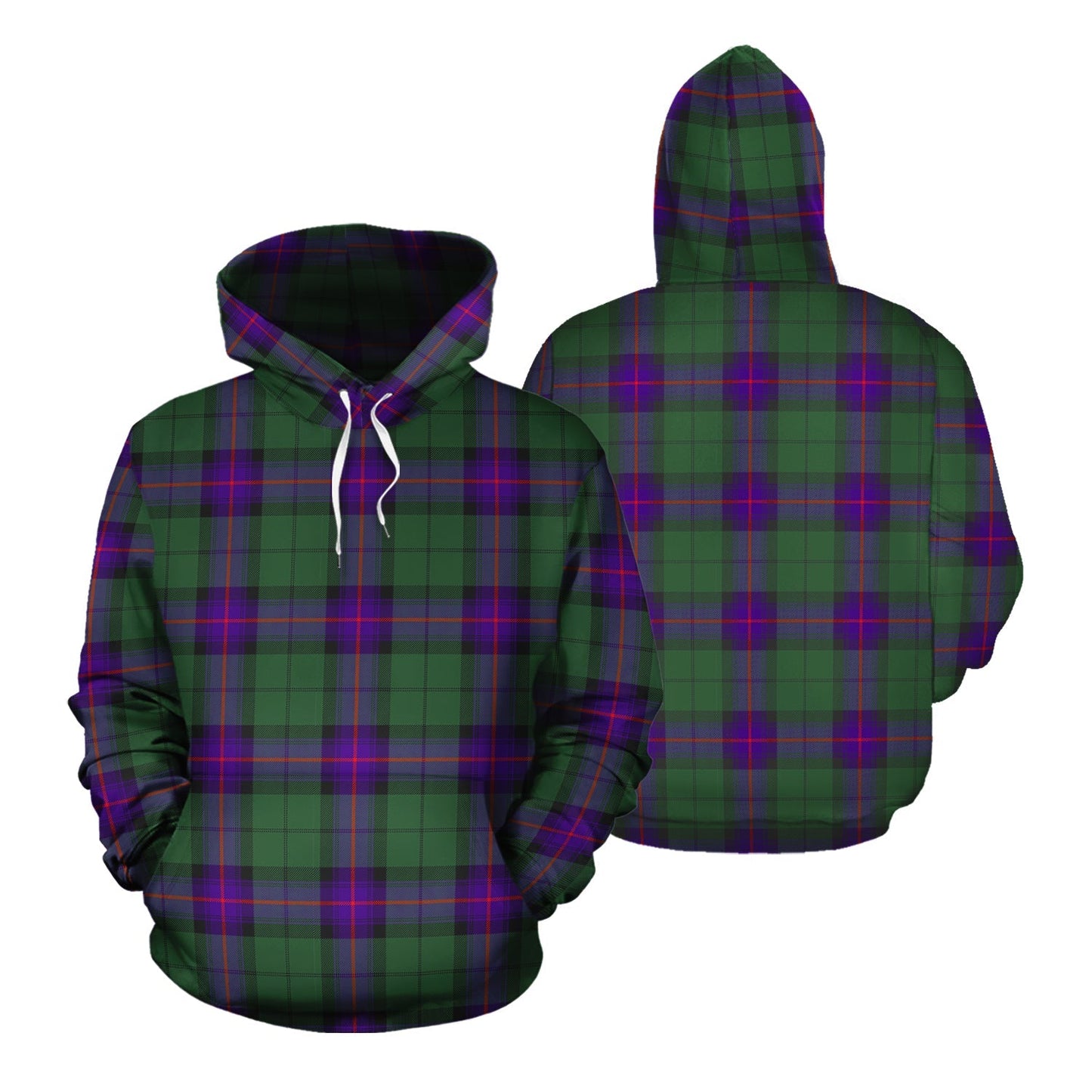Printivon Armstrong Modern Tartan Hoodie