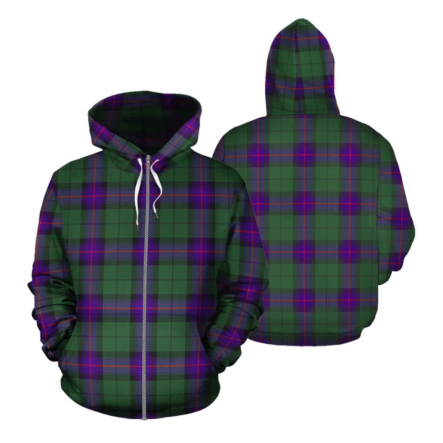 Printivon Armstrong Modern Tartan Hoodie