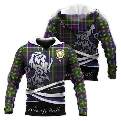 Printivon Arnott Tartan Scottish Lion Hoodie