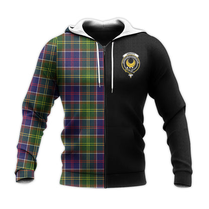 Printivon Arnott Tartan Personalize Half Hoodie