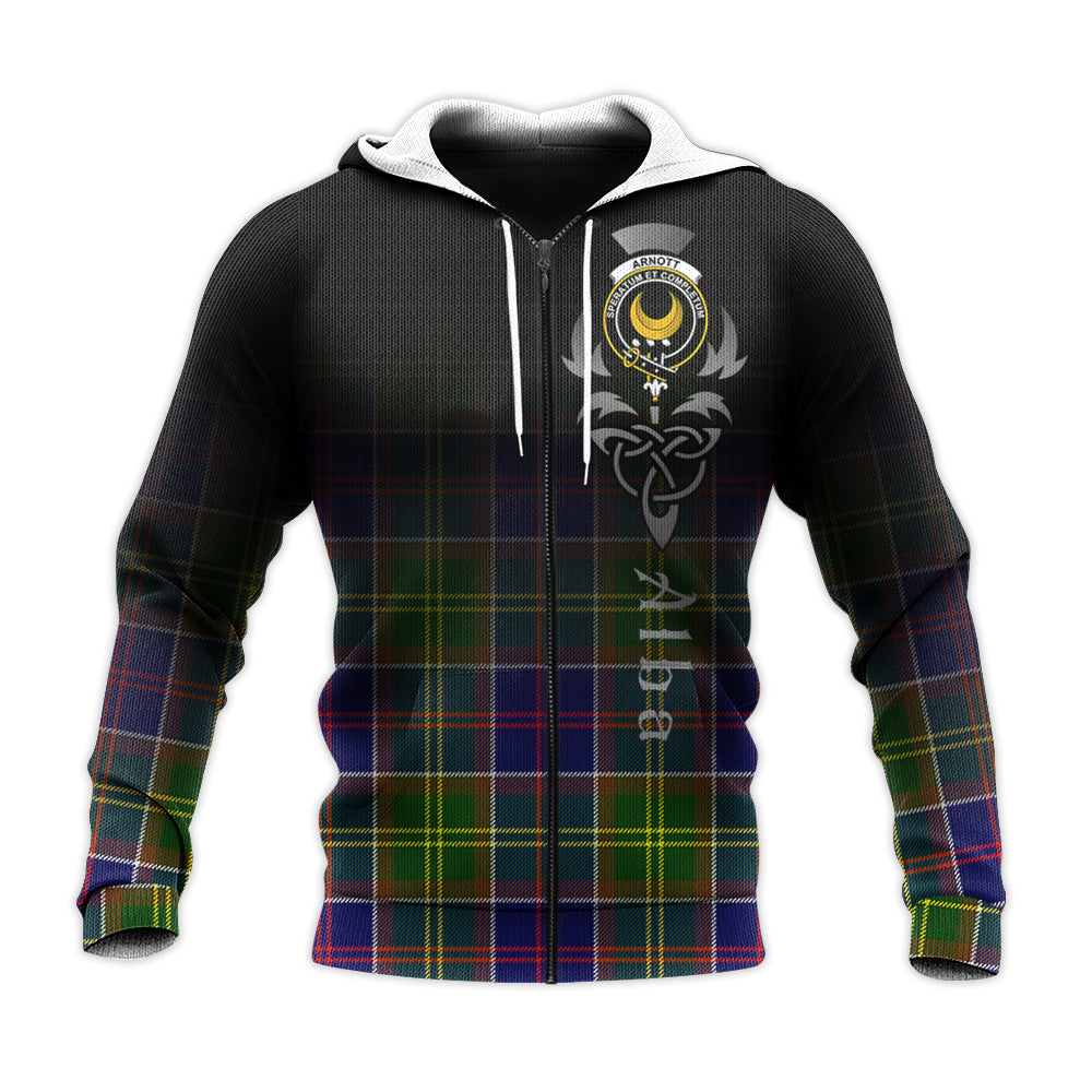 Printivon Arnott Tartan Crest Alba Celtic Hoodie