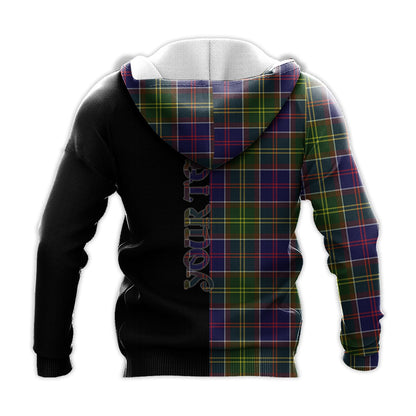 Printivon Arnott Tartan Personalize Half Hoodie