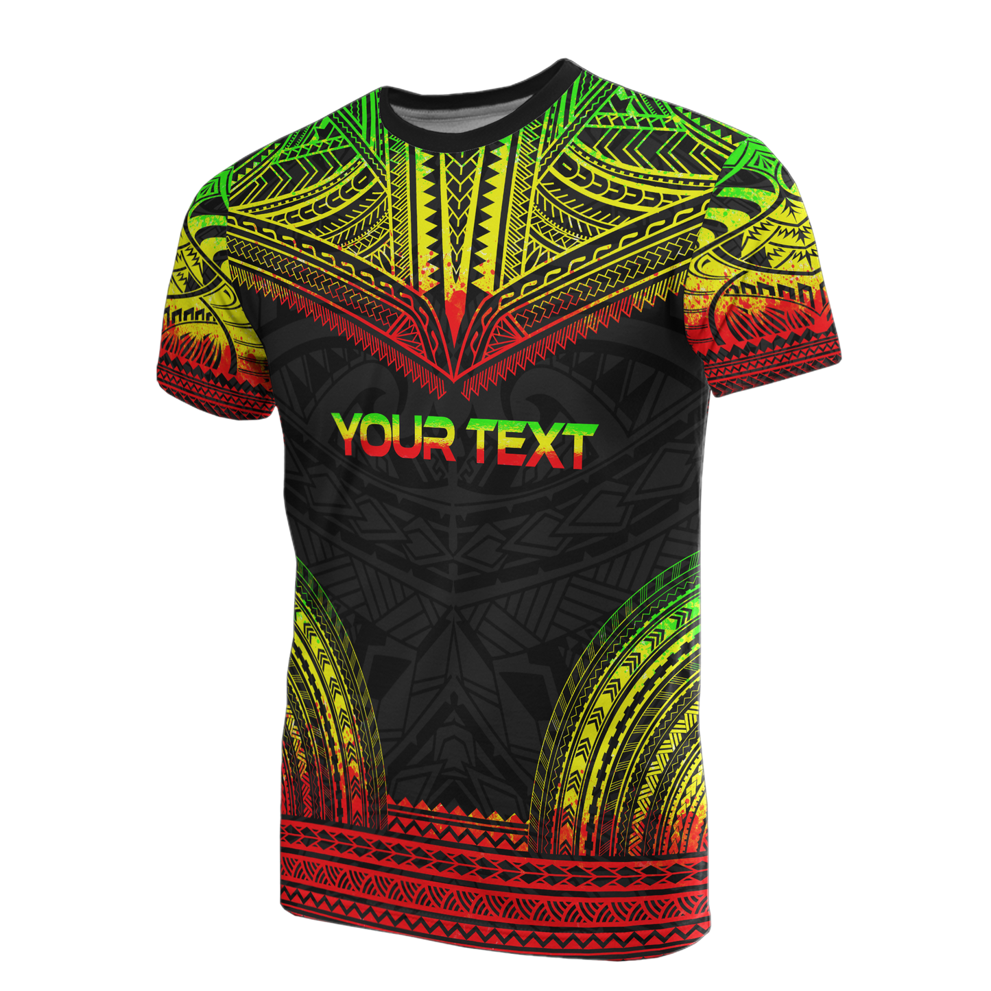 Federated States of Micronesia All Over Custom Personalised T Shirt F S M Seal Polynesian Tattoo Reggae Color
