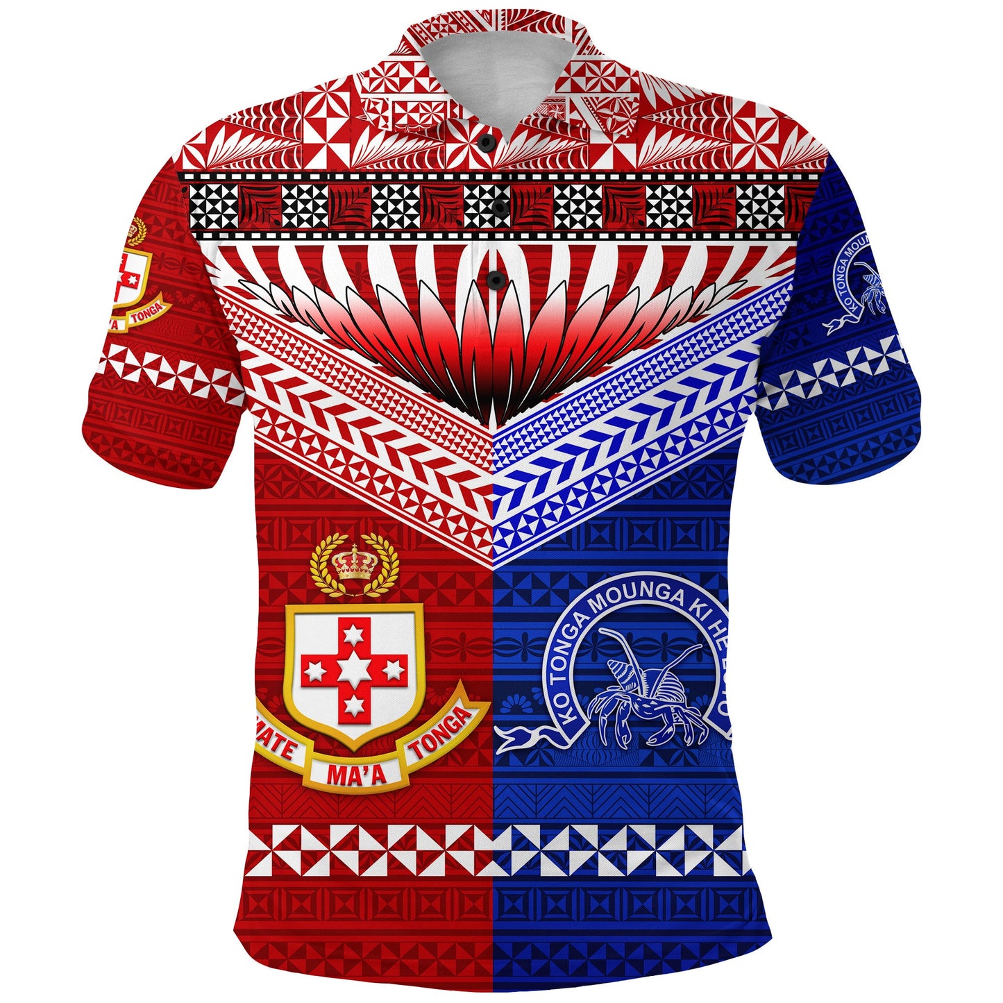 Kolisi Tonga College Atele And Tupou College Toloa Polo Shirt Together - Unique