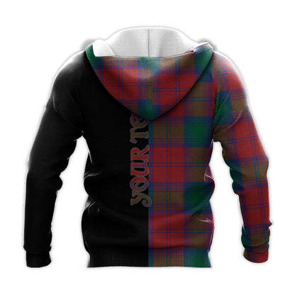 Printivon Auchinleck Tartan Personalize Half Hoodie