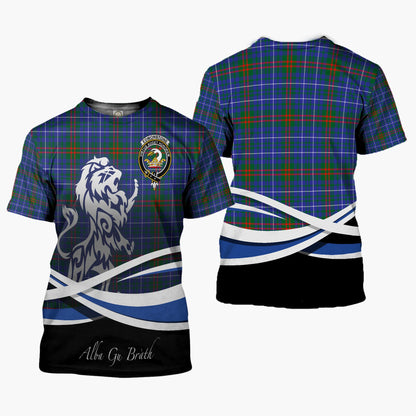 Printivon Edmonstone (of Duntreath) Clan Crest Alba Gu Brath T Shirt Scotland Gift