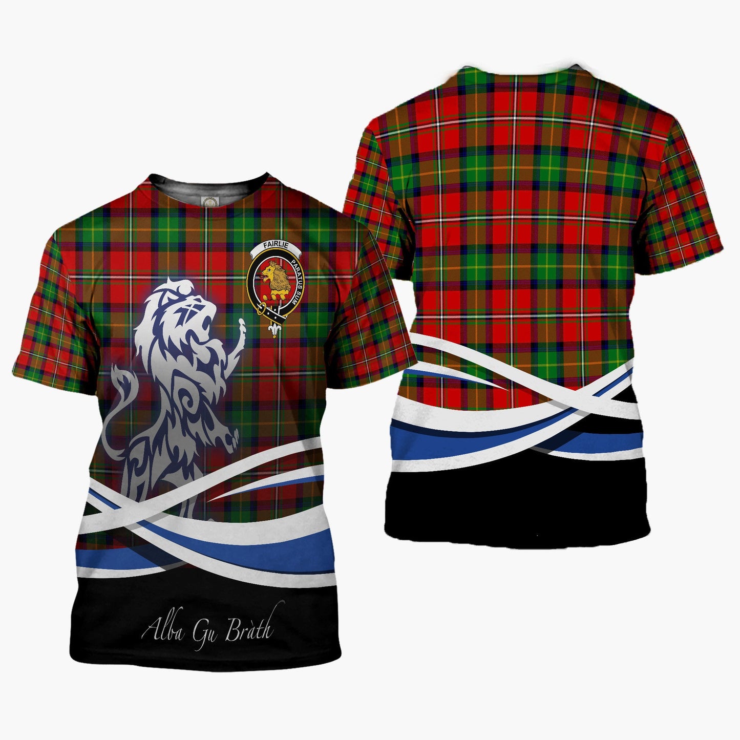 Printivon Fairlie Clan Crest Alba Gu Brath T Shirt Scotland Gift