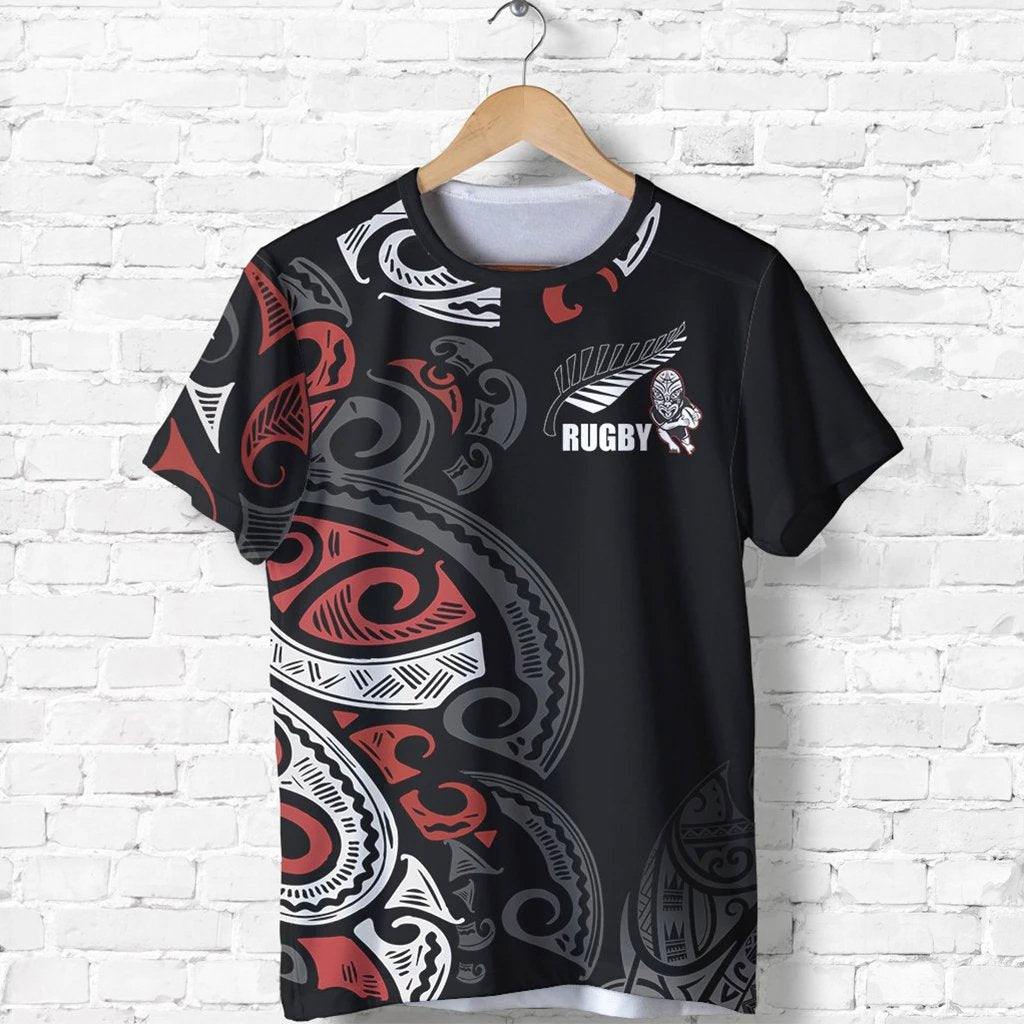 New Zealand Rugby Shirt, Maori Haka Rugby T - Shirt