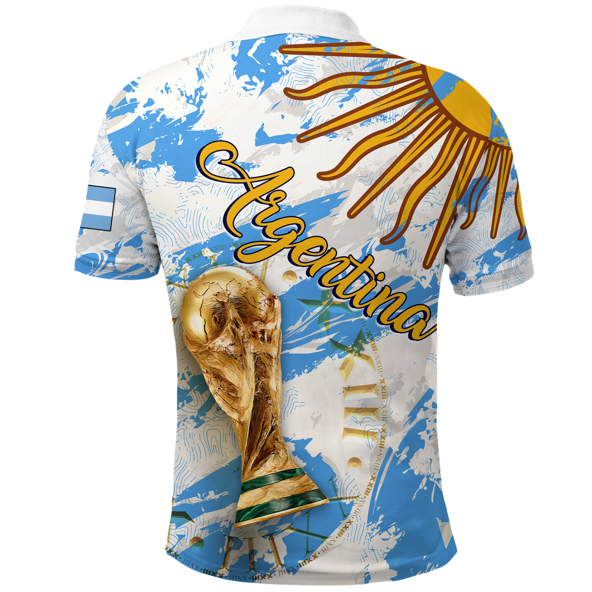 Argentina Polo Shirt Football 2022