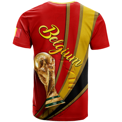 Belgium T Shirt Football 2022