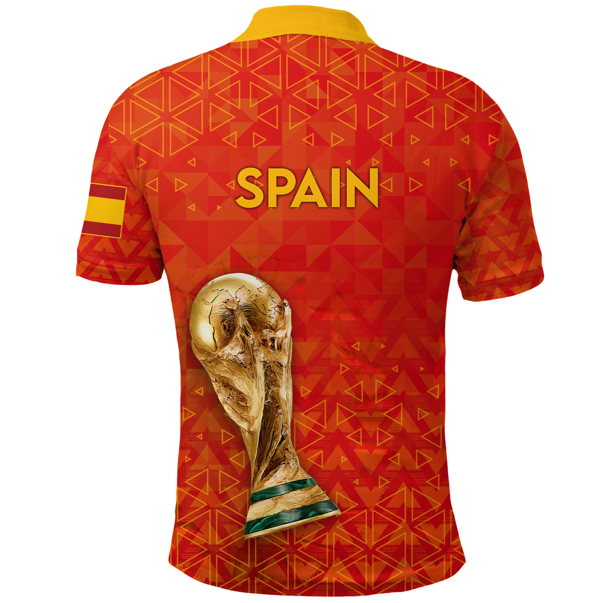 Spain Polo Shirt Football 2022