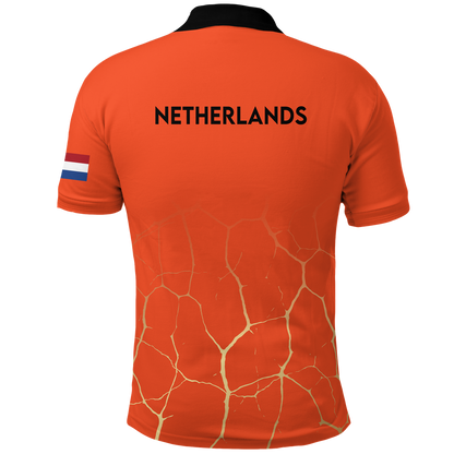 Netherlands Polo Shirt Football 2022
