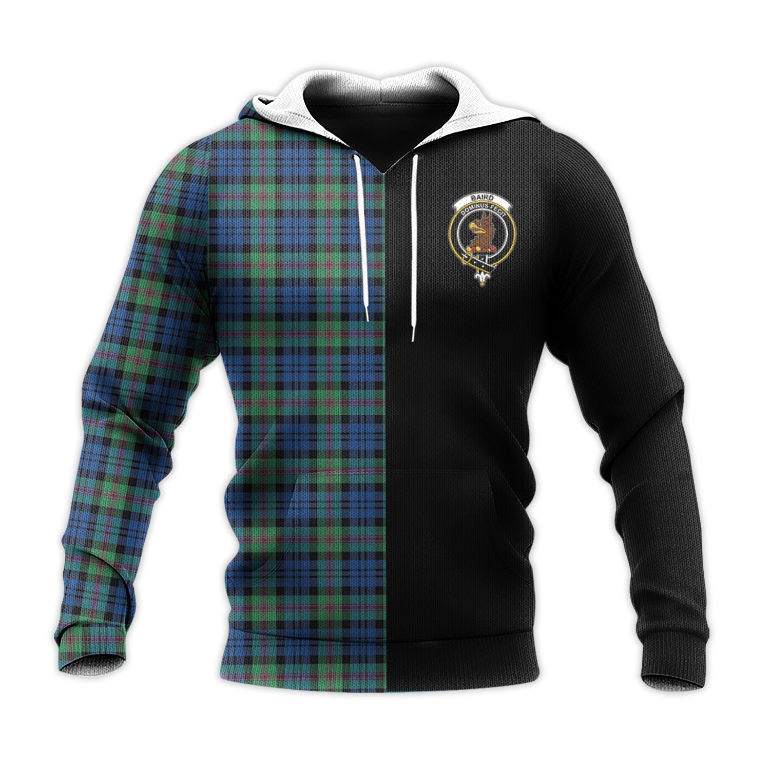 Printivon Baird Ancient Tartan Personalize Half Hoodie