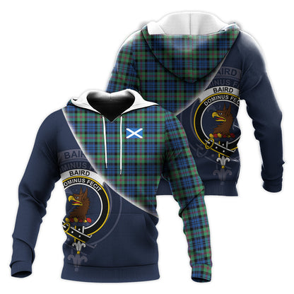 Printivon Baird Ancient Tartan Scottish Crest Hoodie