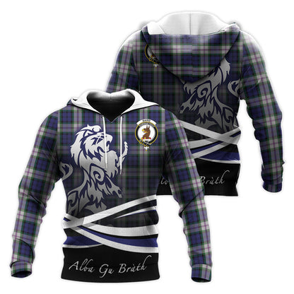 Printivon Baird Dress Tartan Scottish Lion Hoodie