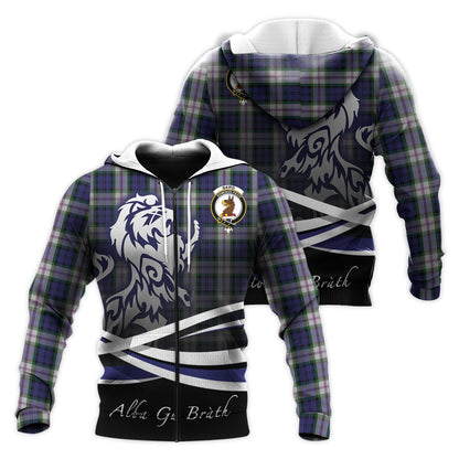 Printivon Baird Dress Tartan Scottish Lion Hoodie