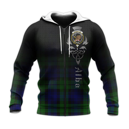 Printivon Bannatyne Tartan Crest Alba Celtic Hoodie