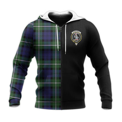 Printivon Bannerman Tartan Personalize Half Hoodie