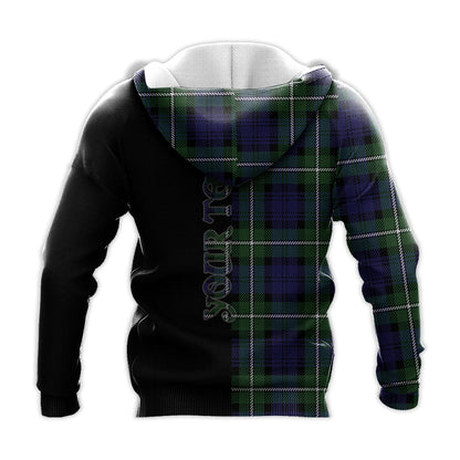Printivon Bannerman Tartan Personalize Half Hoodie