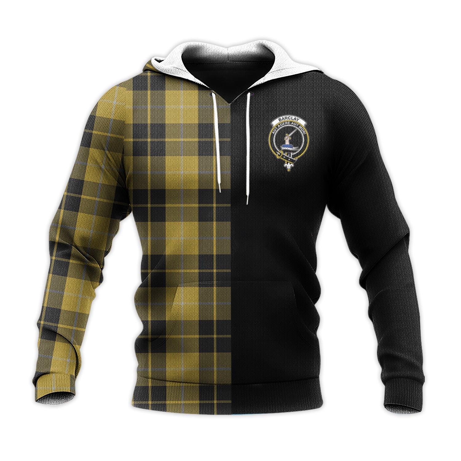 Printivon Barclay Dress Tartan Personalize Half Hoodie
