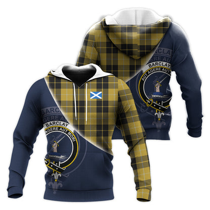 Printivon Barclay Dress Tartan Scottish Crest Hoodie