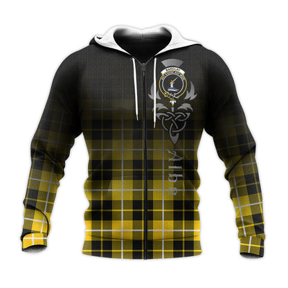 Printivon Barclay Dress Modern Tartan Crest Alba Celtic Hoodie