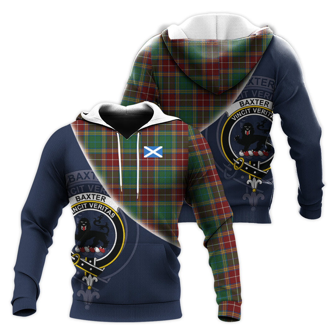 Printivon Baxter Tartan Scottish Crest Hoodie