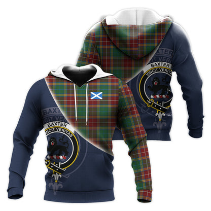 Printivon Baxter Tartan Scottish Crest Hoodie