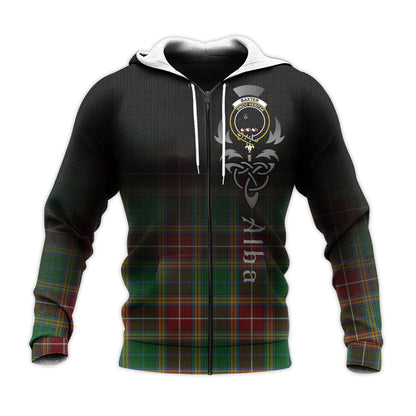 Printivon Baxter Tartan Crest Alba Celtic Hoodie