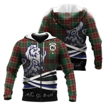 Printivon Baxter Tartan Scottish Lion Hoodie