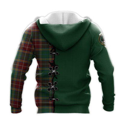 Printivon Baxter Tartan Hoodie Lion Rampant And Celtic Thistle Style
