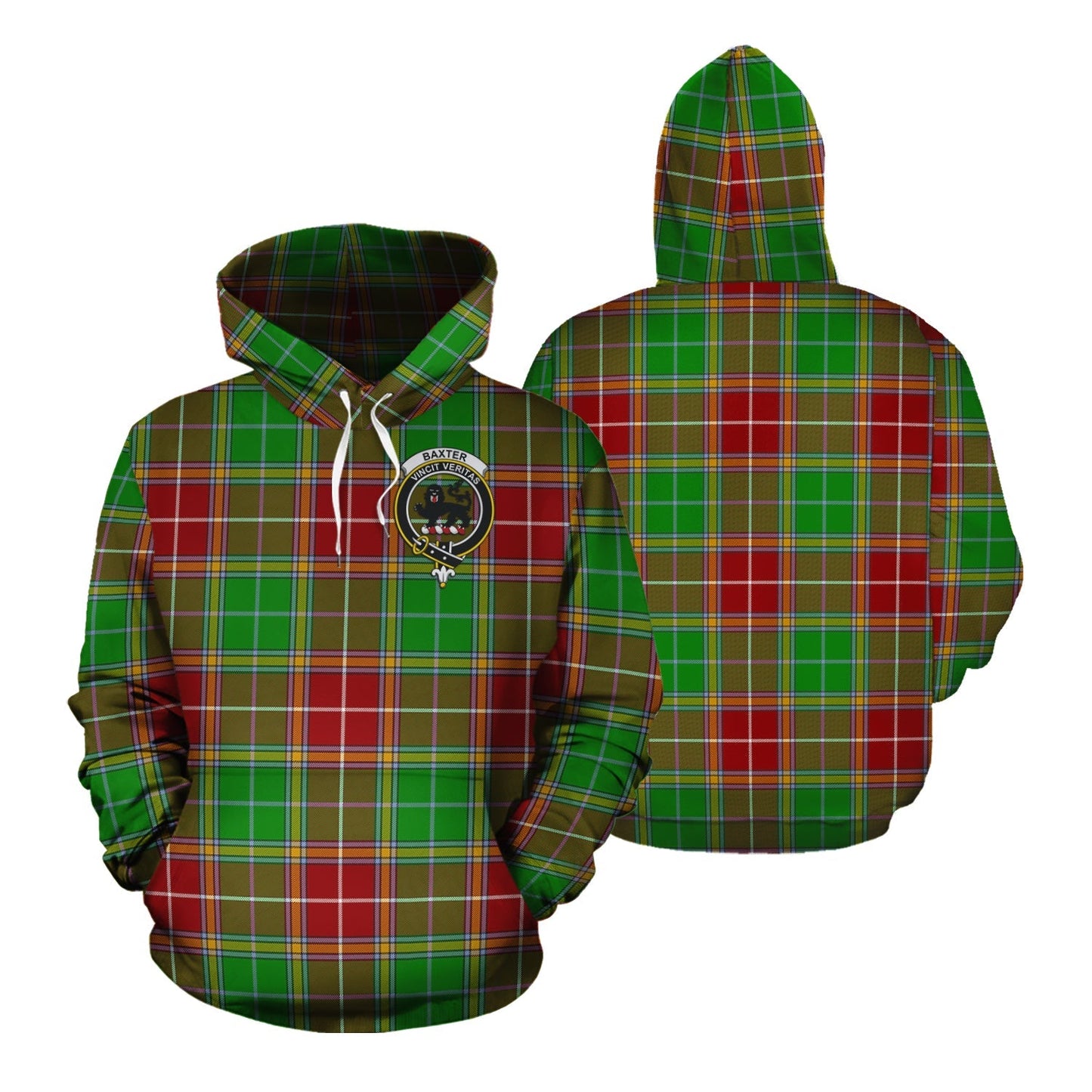 Printivon Baxter Modern Tartan Hoodie