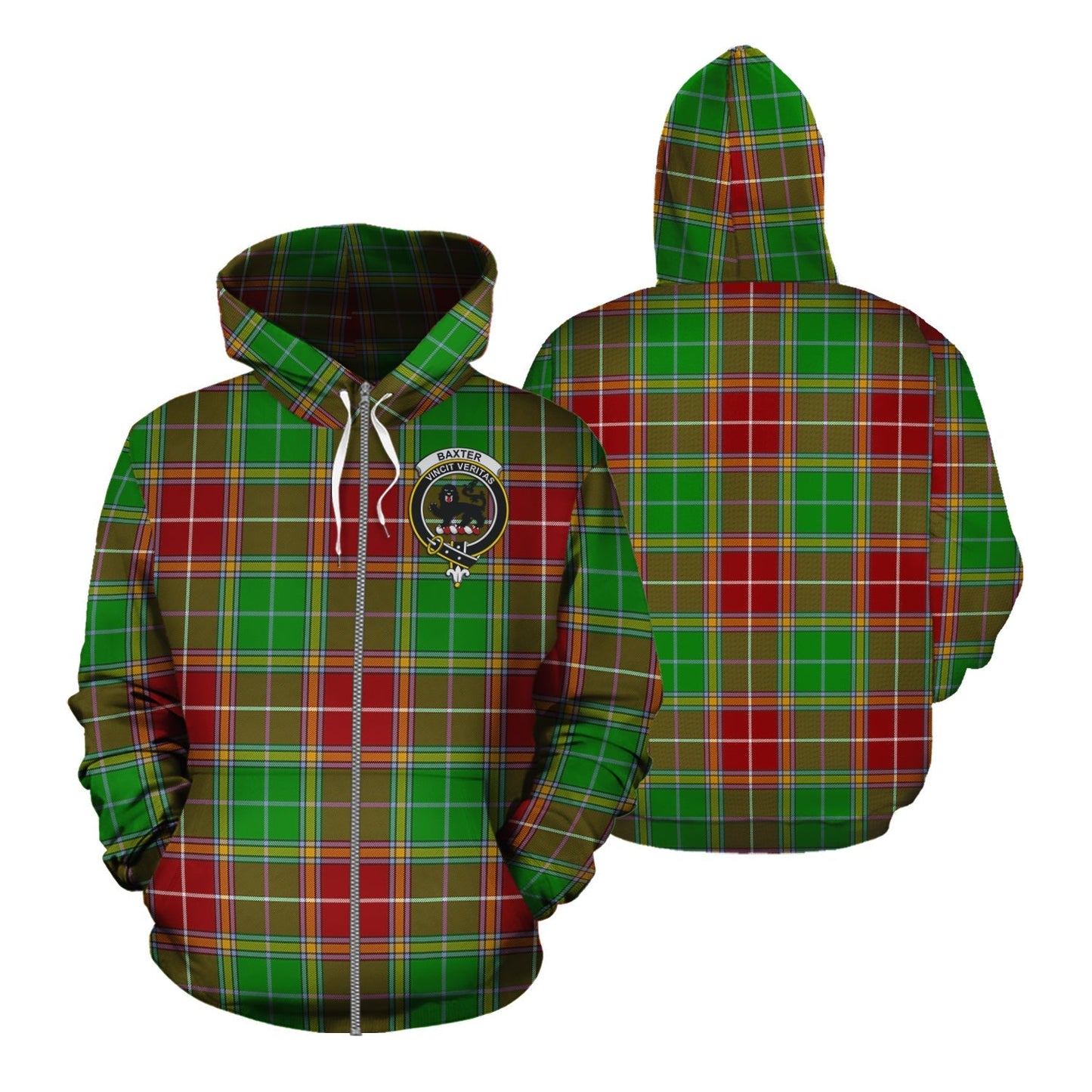 Printivon Baxter Modern Tartan Hoodie