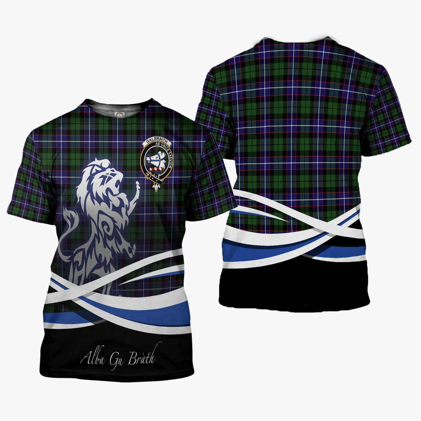 Printivon Galbraith Clan Crest Alba Gu Brath T Shirt Scotland Gift