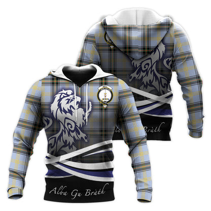 Printivon Bell Tartan Scottish Lion Hoodie