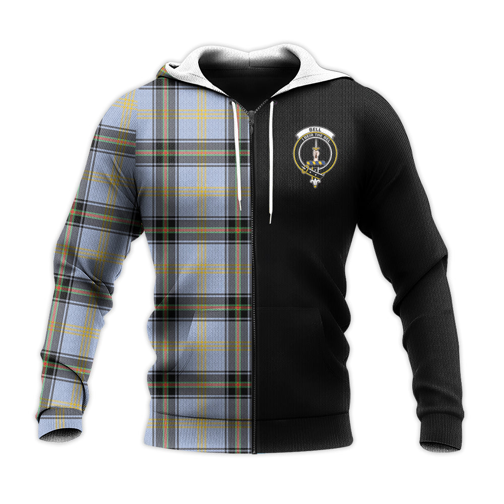 Printivon Bell Tartan Personalize Half Hoodie