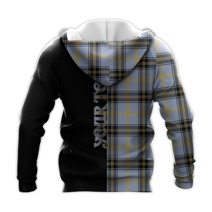 Printivon Bell Tartan Personalize Half Hoodie