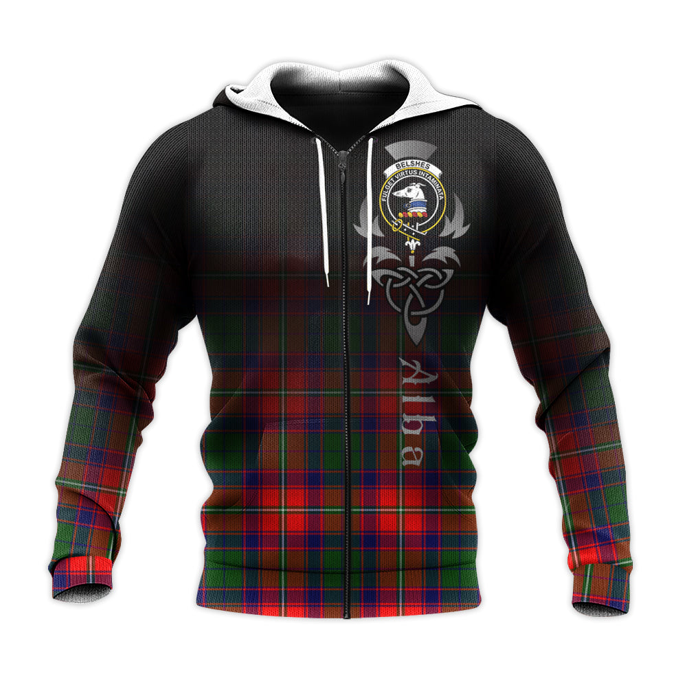 Printivon Belshes Tartan Crest Alba Celtic Hoodie