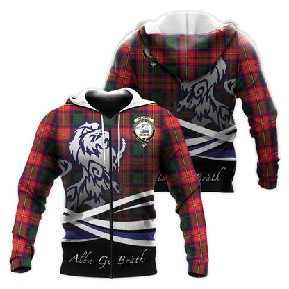 Printivon Belshes Tartan Scottish Lion Hoodie