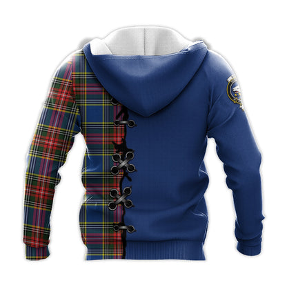 Printivon Bethune Tartan Hoodie Lion Rampant And Celtic Thistle Style