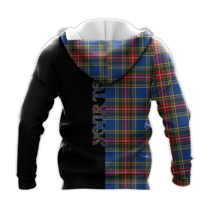 Printivon Bethune Tartan Personalize Half Hoodie