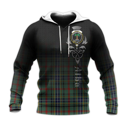 Printivon Bisset Tartan Crest Alba Celtic Hoodie