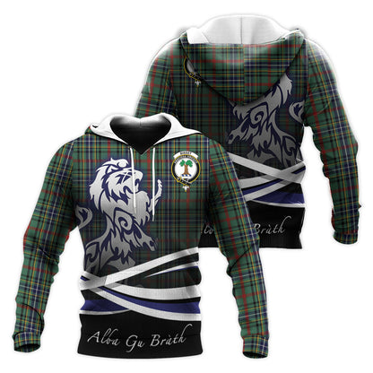 Printivon Bisset Tartan Scottish Lion Hoodie