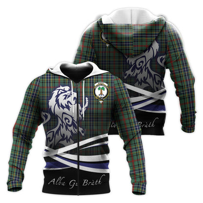 Printivon Bisset Tartan Scottish Lion Hoodie