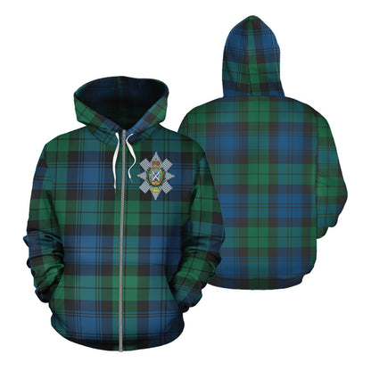 Printivon Black Watch Ancient Tartan Hoodie