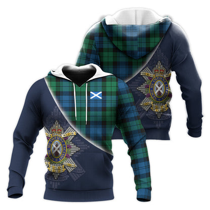 Printivon Black Watch Ancient Of Canada Tartan Scottish Crest Hoodie