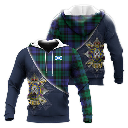 Printivon Black Watch Modern Of Canada Tartan Scottish Crest Hoodie